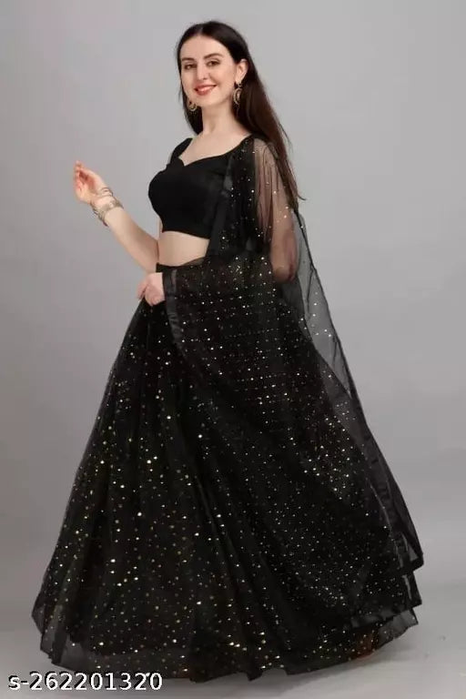 Lehenga women's new arrival latest design golden tikli work net lehenga choli with dupptta (bridalwear ,celebrity,daily wear , ethinic wear,fancy wear ,party wear )