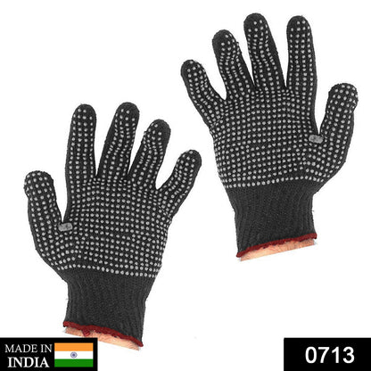 713 Cotton Polyester Mens Work Gloves 