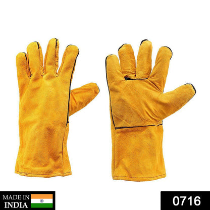 716 Protective Durable Heat Resistant Welding Gloves 