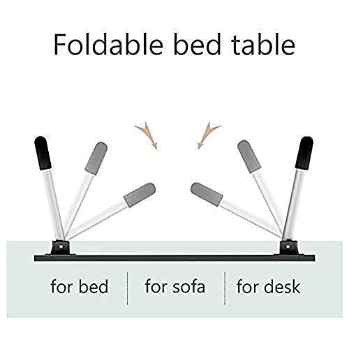 7857 FOLDABLE BED STUDY TABLE PORTABLE MULTIFUNCTION LAPTOP TABLE LAPDESK FOR CHILDREN BED FOLDABLE TABLE WORK OFFICE HOME WITH TABLET SLOT & CUP HOLDER 