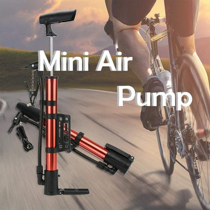 544 Aluminum Mini Bicycle Air Pump (Multicolor) 