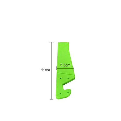 288 Universal Phone Stand Foldable V Shape Mobile Mount Stand Holder Bracket (Random Color) (Pack of 4) 