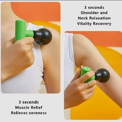 Muscle Relaxation Massager Fascia Gun Mini Neck Massager For Men And Women,  Electric And Noiseless