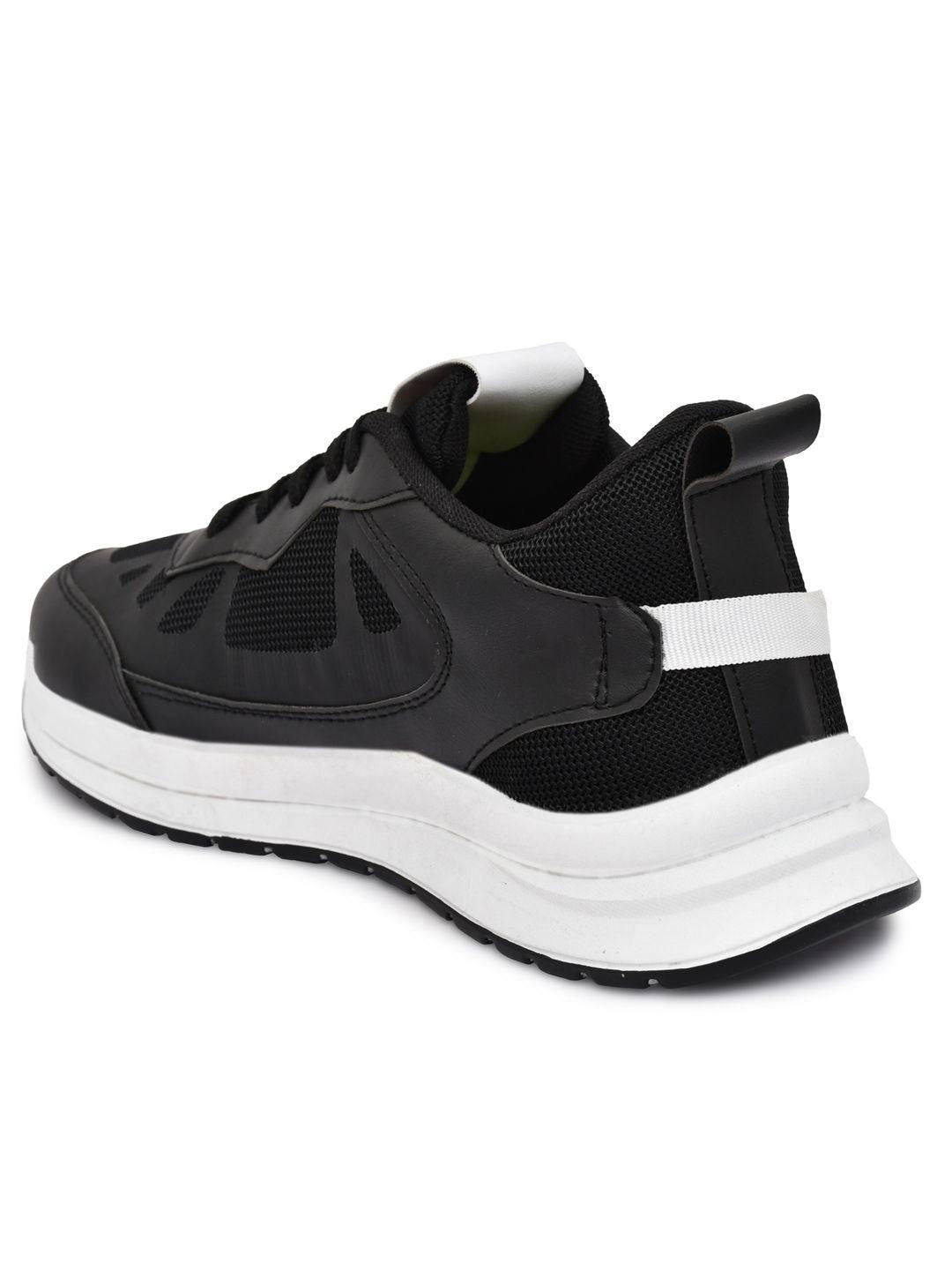 WIN9 Men Lightweight Trendy Walking Sneaker (Black)