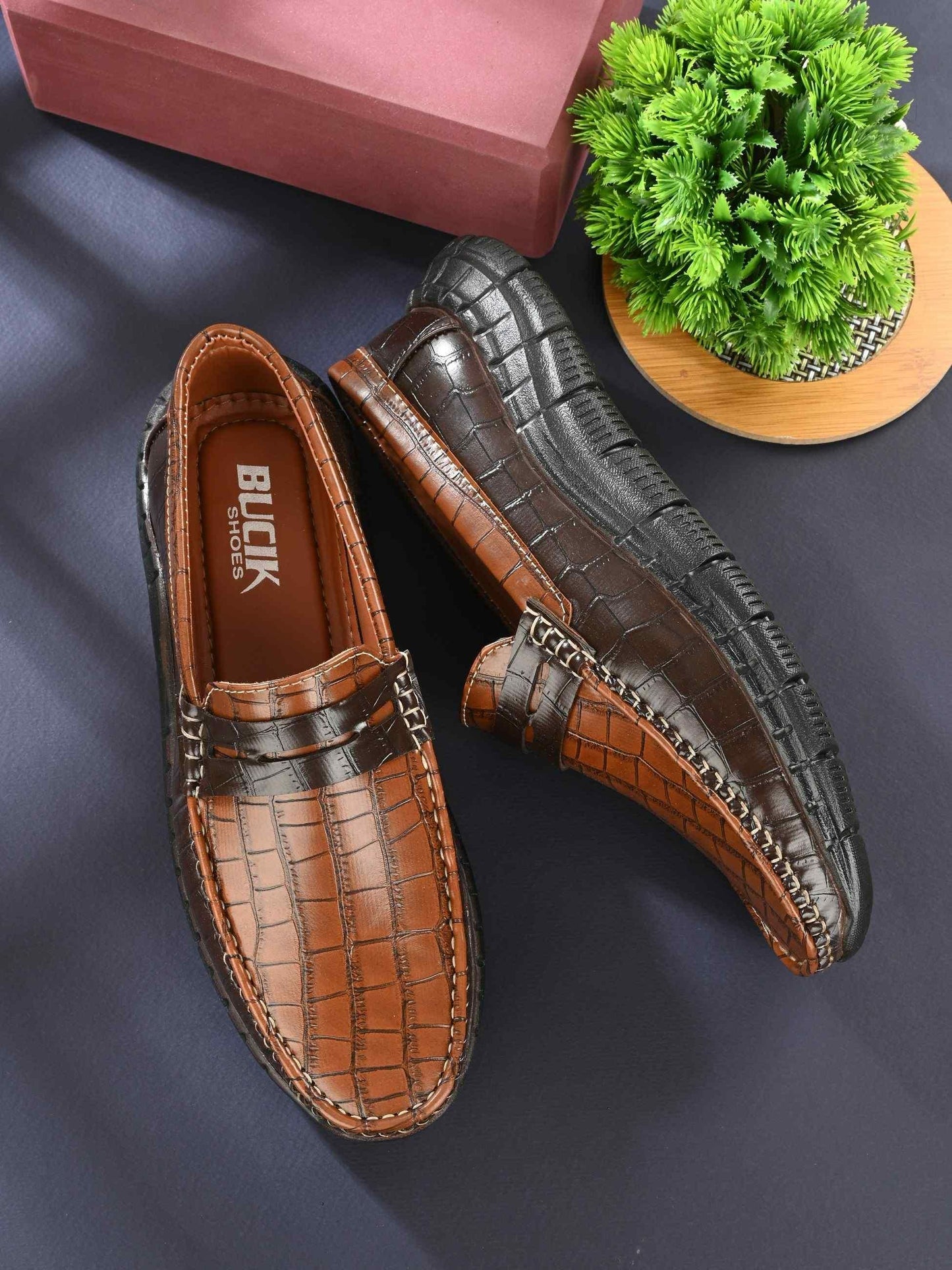 BUCIK Men's Slip-On Casual Loafer